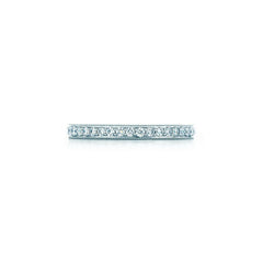 Tiffany & Co Legacy Collection Full Circle Diamond Wedding Band Ring 2 MM Plat