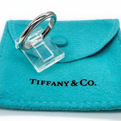 Tiffany Together Milgrain Band Ring in Platinum 3 mm