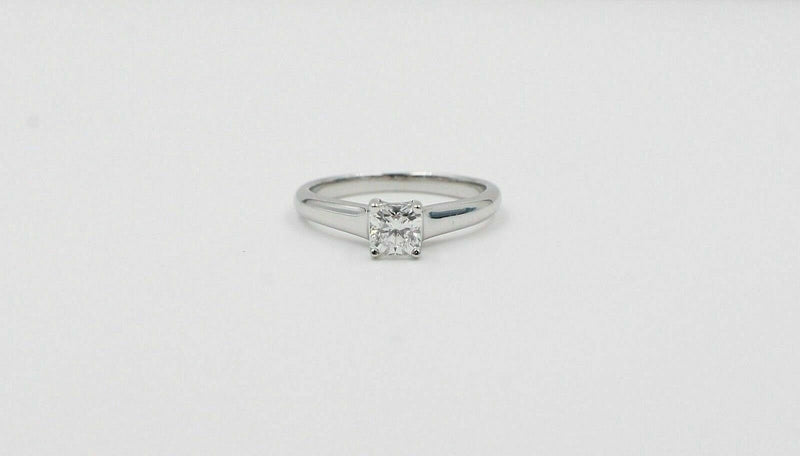 Tiffany & Co Lucida Platinum Diamond Engagement Ring 0.46 tc E VVS1 $7500 Retail