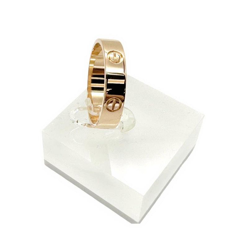 CARTIER Love Ring in Pink Gold Size 68 5.5 MM