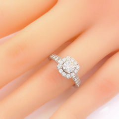 Neil Lane Halo Round Diamond 1 1/6 tcw Engagement Ring 14K White Gold