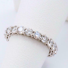 Tiffany & Co. Full Circle Round Diamond Embrace Band Ring 1.64 Carat Platinum