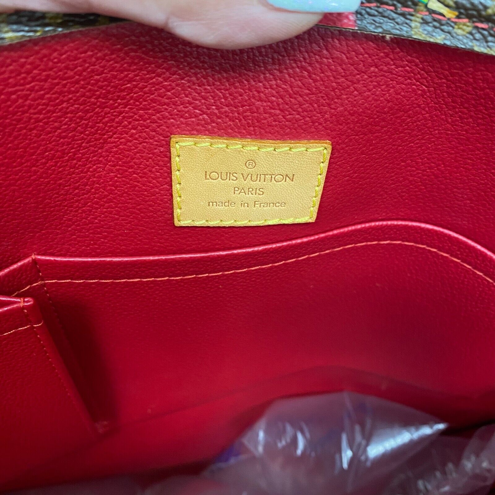 Authentic Louis Vuitton Pochette Cherry Cerises bag LE Takashi