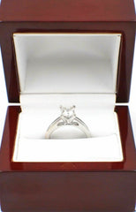 Celebration Diamond Engagement Ring Princess 0.97 ct H SI1 18k White Gold $8,000