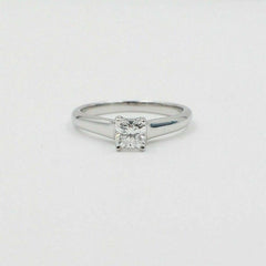 Tiffany & Co Lucida Platinum Diamond Engagement Ring 0.46 tc E VVS1 $7500 Retail