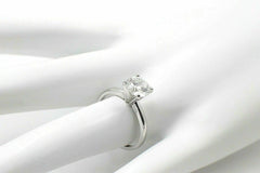 Celebration Diamond Engagement Ring Round 1.59 cts I SI1 14K White Gold GIA