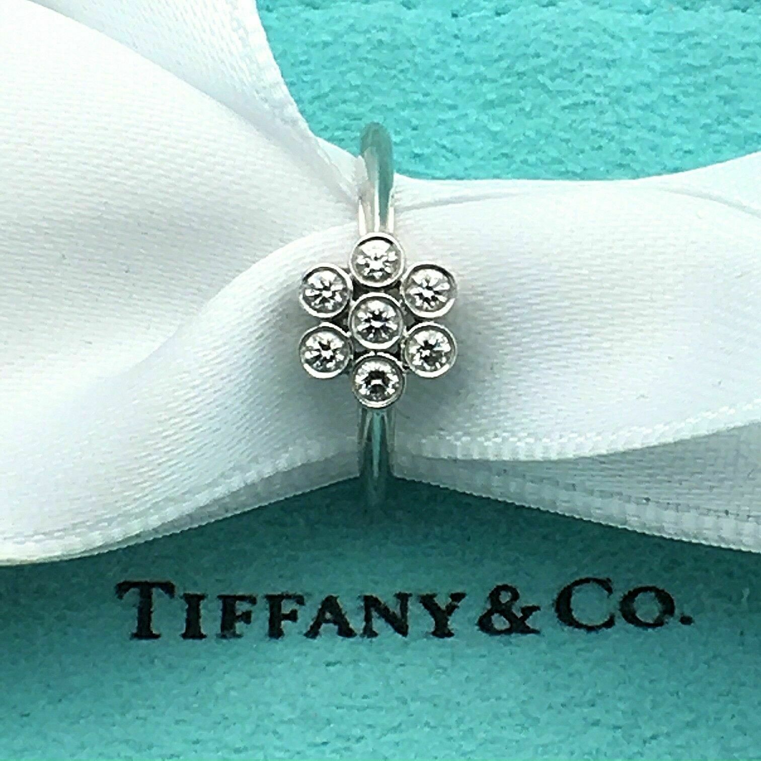 Tiffany diamond flower ring Clearance