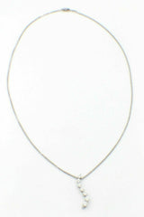 Leo Journey Diamond Necklace Pendant 0.61 tcw set in 14k White Gold