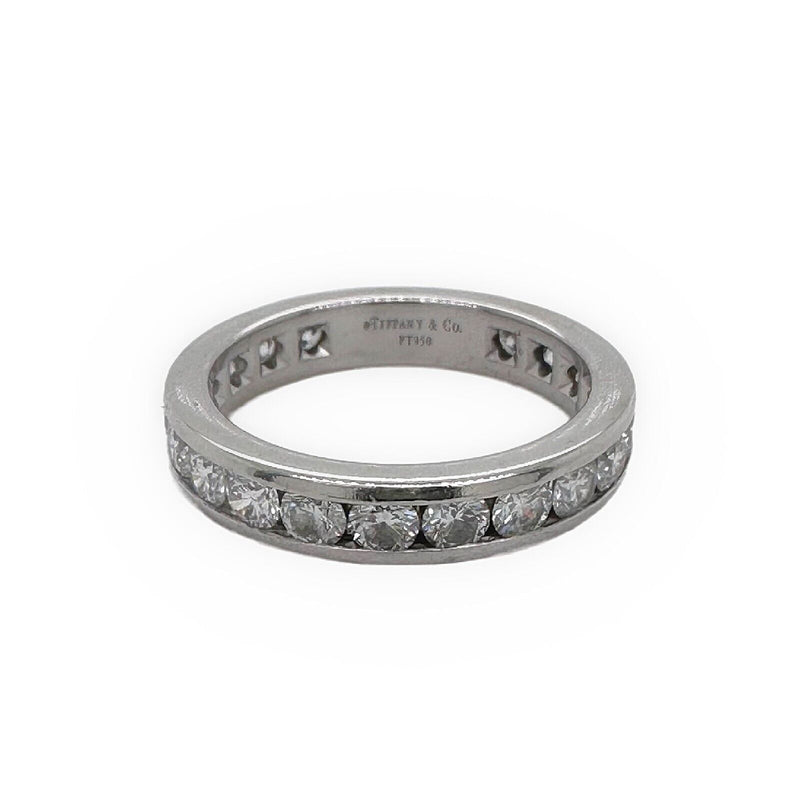 Tiffany & Co. Full Circle 4 MM Diamond Channel Set Eternity Band 1.95 tcw Plat