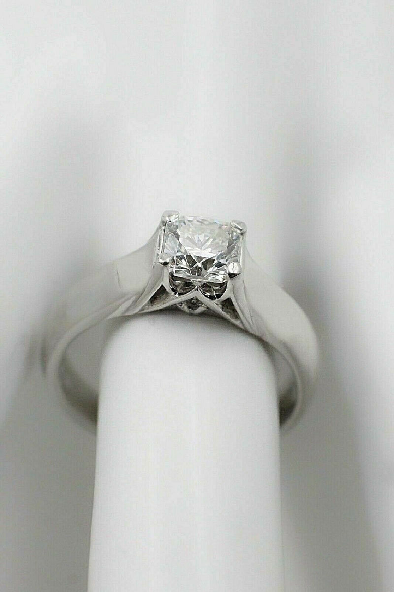 Elara Radiant Platinum Diamond Engagement Ring GIA 0.71 ct I VVS2 $9,000 Retail