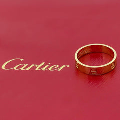 Cartier LOVE Ring 18kt Yellow Gold SZ 69 / 12.75 US COA