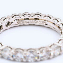 Tiffany & Co. Full Circle Round Diamond Embrace Band Ring 1.64 Carat Platinum