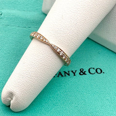 Tiffany & Co. HARMONY Diamond Rose Gold Band Ring