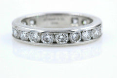 Tiffany & Co Full Circle Platinum Diamond Eternity Band ring 1.80 tcw 3.9 MM