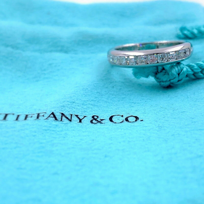 Tiffany & Co LUCIDA Diamond Band Platinum 4 MM 0.65 tcw