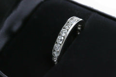 Tiffany & Co Full Circle Platinum Diamond Eternity Band ring 1.80 tcw 3.9 MM