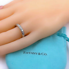 Tiffany & Co LUCIDA Diamond Band Platinum 4 MM 0.65 tcw