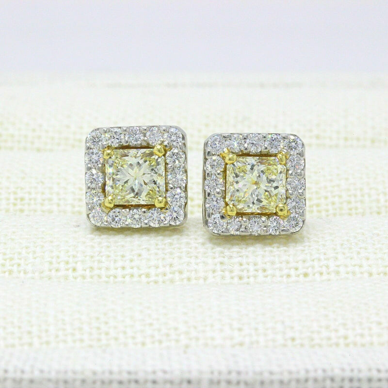 Three-Stone Radiant-Cut Yellow Diamond Ring | JB Star | 2253-001
