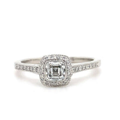 Tiffany & Co Legacy 0.45 tcw Cushion Diamond Platinum Engagement Ring