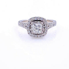 Neil Lane Engagement Ring with LEO Diamond 1.00tcw in 14K White Gold