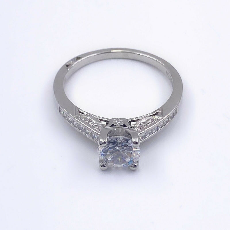 TACORI Simply Tacori 3005 0.31 tcw Semi Mount Engagement Ring 18k White Gold