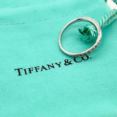 Tiffany & Co. HARMONY Diamond PLATINUM Band Ring
