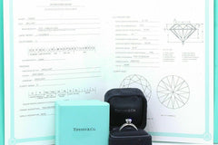 Tiffany & Co Platinum Diamond Engagement Band Ring Rounds 1.46 tcw $27000 Retail