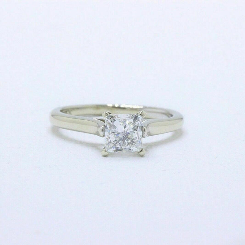 Leo Princess Diamond Engagement Ring 1.00 ct G SI2 14k White Gold $8,600 Retail