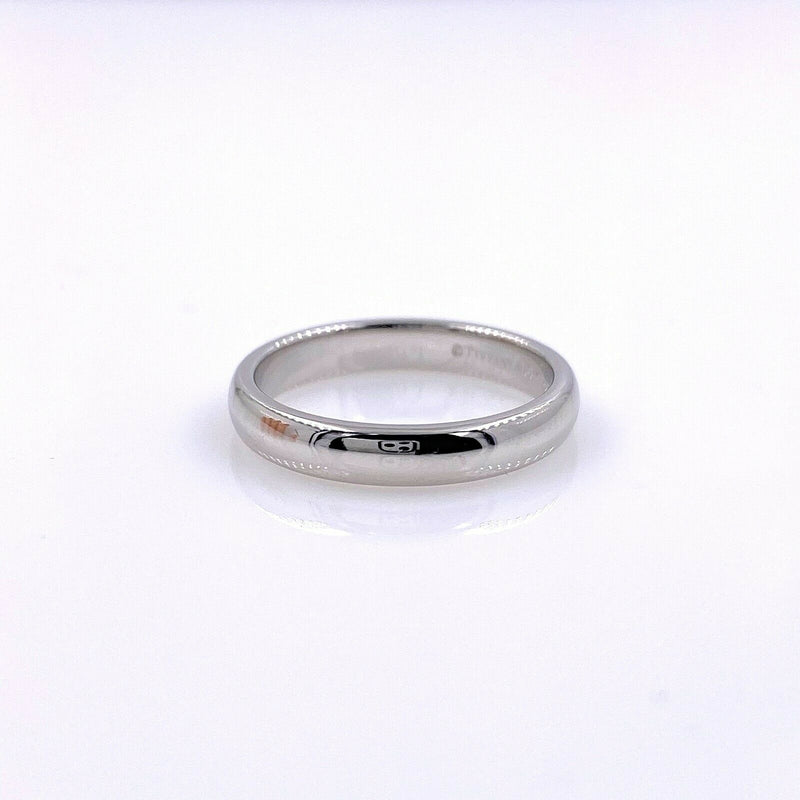Tiffany & Co 3 MM Platinum Classic Wedding Band Ring