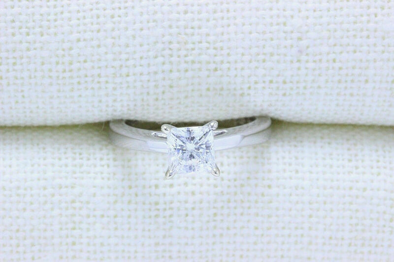 Celebration Diamond Engagement Ring Princess 0.97 ct H SI1 18k White Gold $8,000