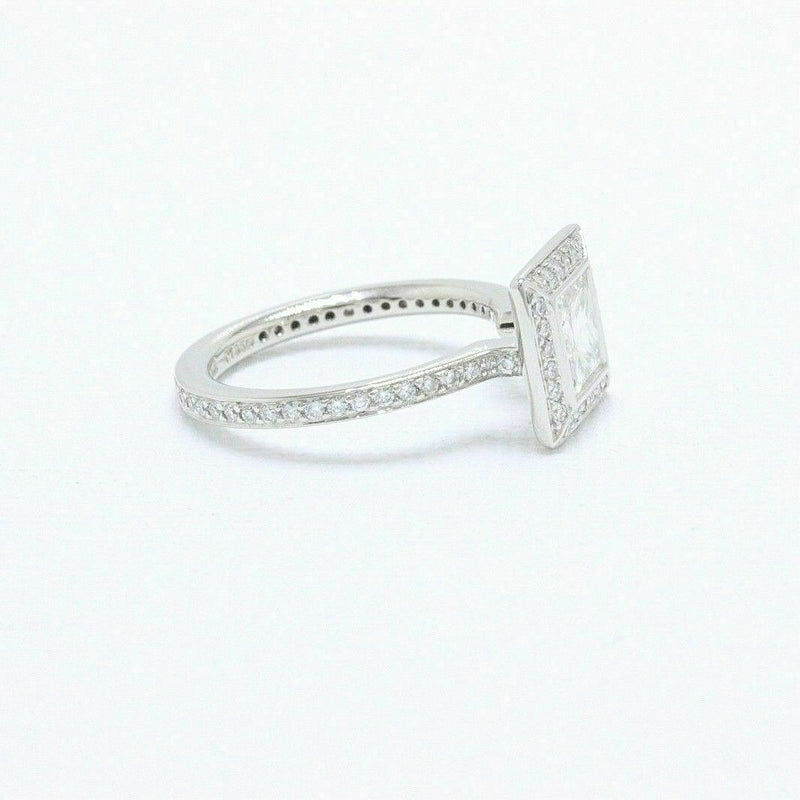 $15K Ritani Endless Love Princess Diamond Engagement Ring 1.70 ct H VS1 Platinum