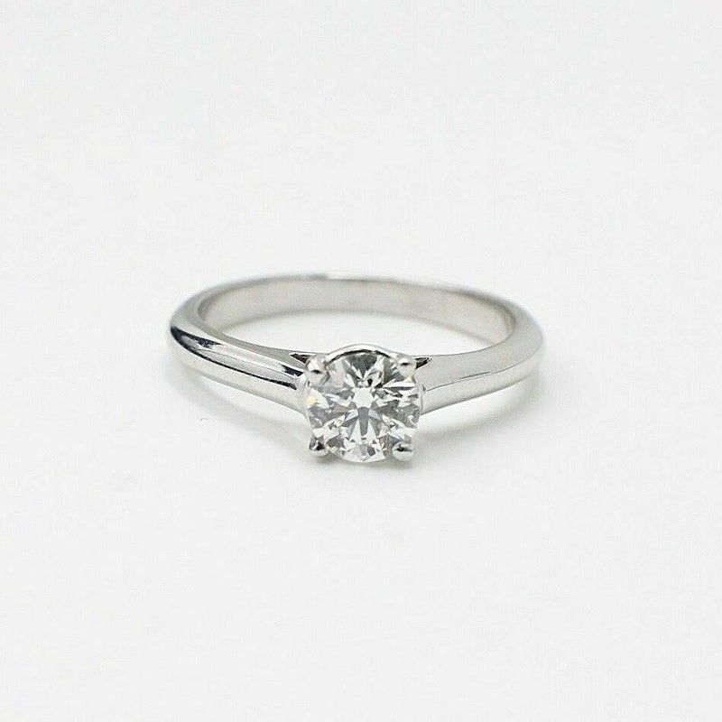 Hearts on Fire Diamond Round 0.446 Carat G VS2 Engagement Ring 14k White Gold