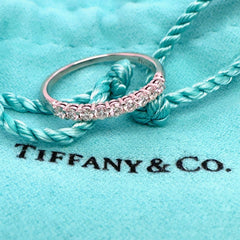 Tiffany & Co. Forever Half Circle Diamond Band Platinum 2.2 MM