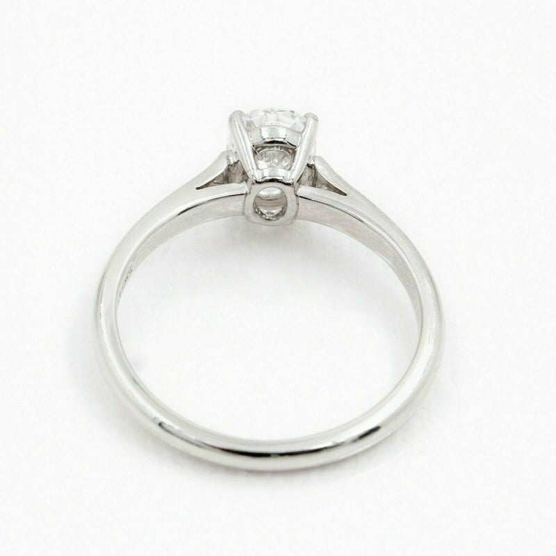 Tiffany & Co Oval Diamond 0.66 cts E VVS2 Solitaire Engagement Ring in Platinum
