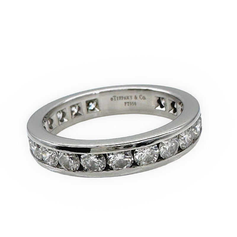 Tiffany & Co. Full Circle 4 MM Diamond Channel Set Eternity Band 1.95 tcw Plat