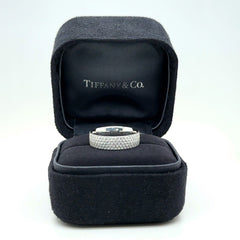 Tiffany & Co Metro 5 Row Diamond 0.90 tcw Band in 18kt White Gold