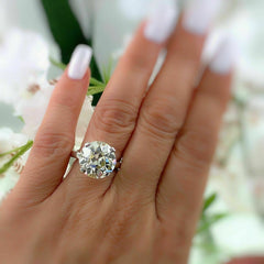Old European Cut Diamond Engagement Ring 9.04tcw in Platinum $275,000 Retail