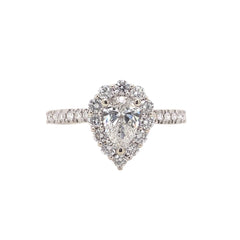 LOVE'S DESTINY by Zale's 1 ctw Pear Shape Diamond 14kt Frame Engagement Ring