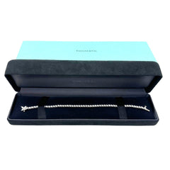 Tiffany & Co. Victoria Diamond Tennis Bracelet 3.08 tcw in Platinum