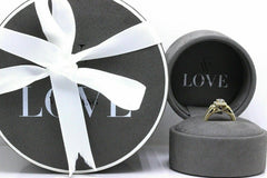 Vera Wang Love Diamond Engagement Ring 1.00 tcw 14k Yellow Gold