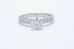 Tiffany & Co Platinum Diamond Engagement Band Ring Rounds 1.46 tcw $27000 Retail