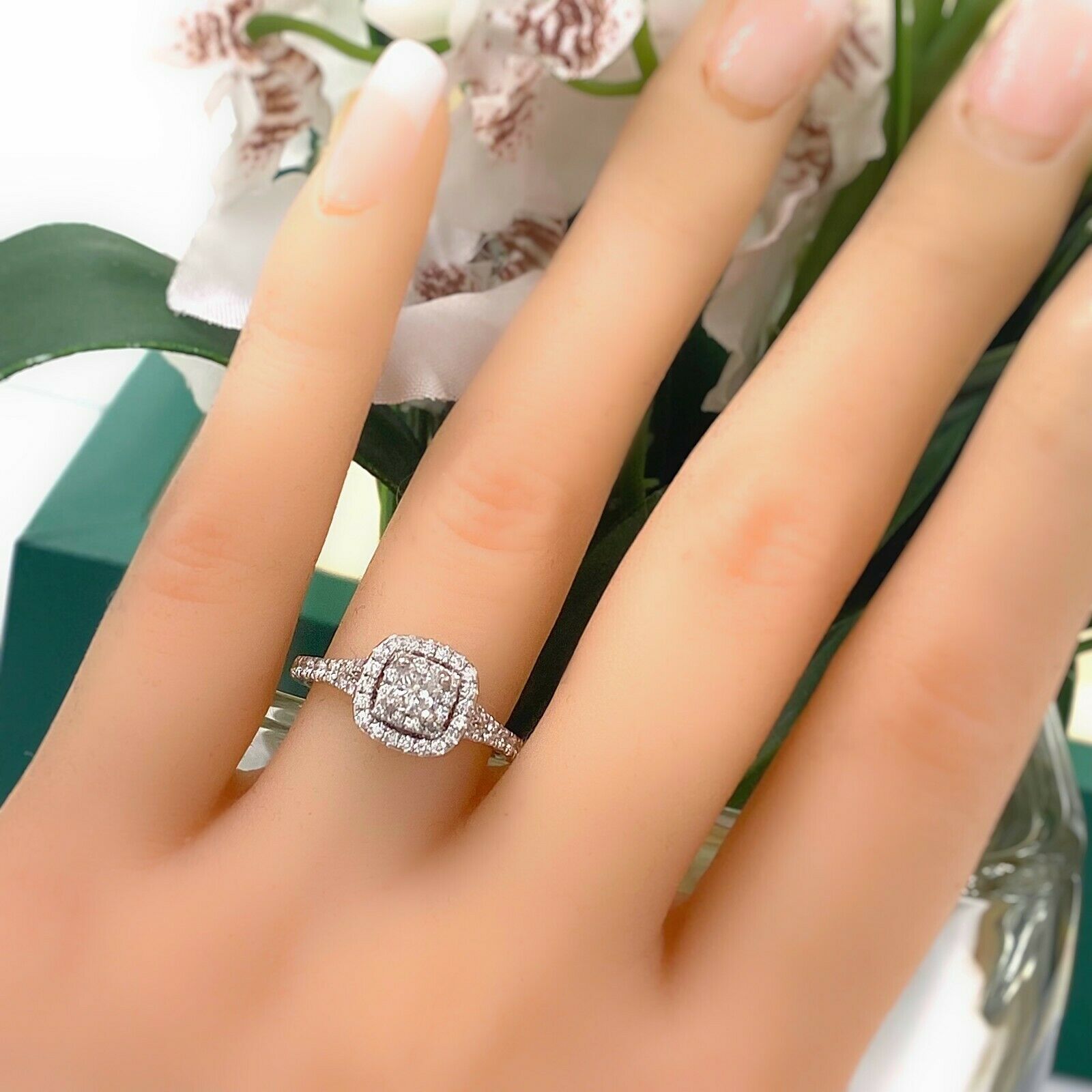Split Shank Princess Cut Diamond Double Halo Engagement Ring | McChristy  Jewelers | Columbus, NE
