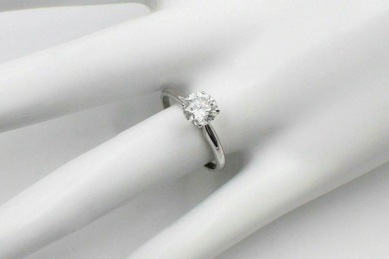 Brilliant Star Round Diamond Engagement Ring 1.05 ct 14k White Gold $8000 Retail