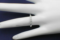 Hearts on Fire Diamond Wedding Band Ring 5 Stone 18k White Gold