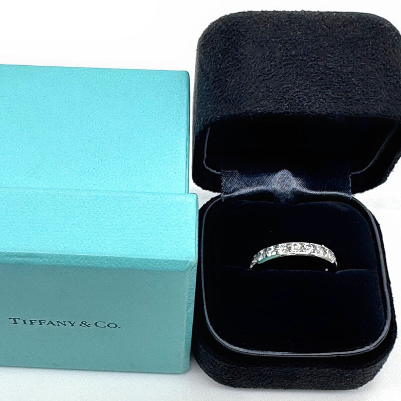 TIFFANY & CO Full Circle Channel Set 1.80 tcw 4 mm Platinum Wedding Band